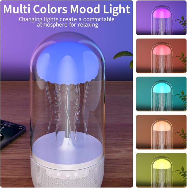 Floating Jellyfish Bluetooth Speaker with RGB Lamp - Image 2