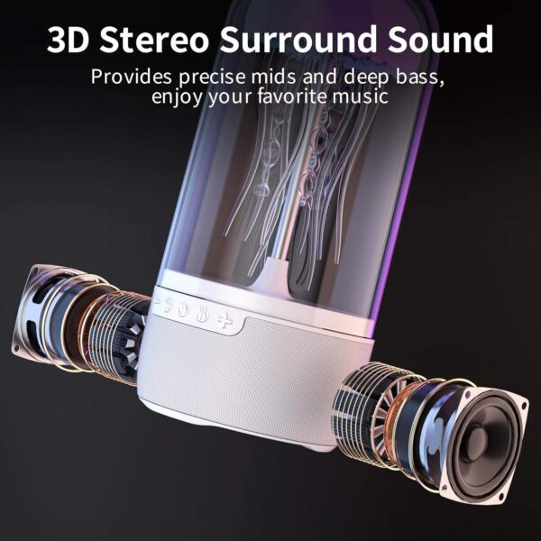 Floating Jellyfish Bluetooth Speaker with RGB Lamp - Image 5