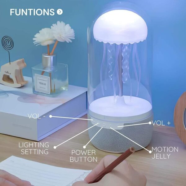Floating Jellyfish Bluetooth Speaker with RGB Lamp - Image 7