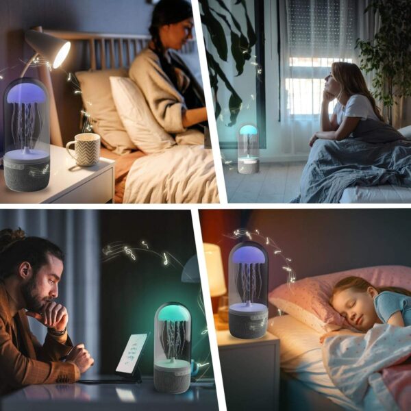 Floating Jellyfish Bluetooth Speaker with RGB Lamp - Image 8