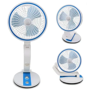 LR 2018 Rechargeable Folding Table Fan with Light